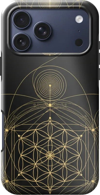 Sacred Geometry case on the iPhone 17 Pro Max