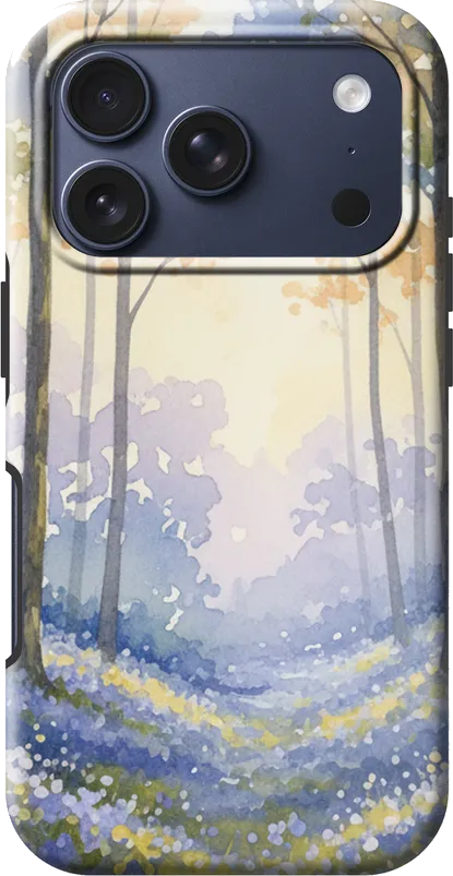 Bluebell Wood case on the iPhone 17 Pro