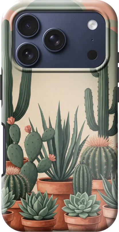 Cactus Garden case on the iPhone 17 Pro