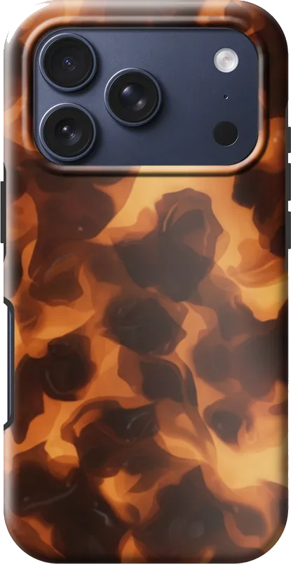 Tortoiseshell case on the iPhone 17 Pro