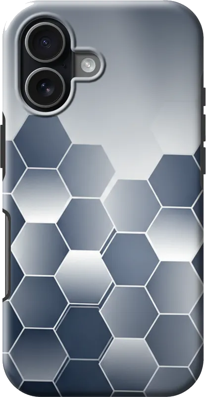 Hex Grid case on the iPhone 17