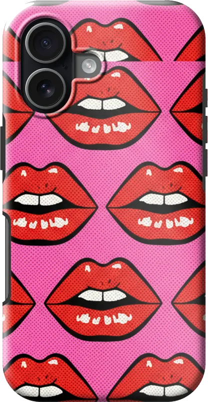 Pop Lips case on the iPhone 17