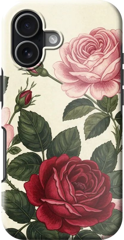 Rose Garden case on the iPhone 17