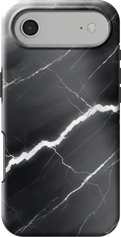 Grey Storm case on the iPhone Air