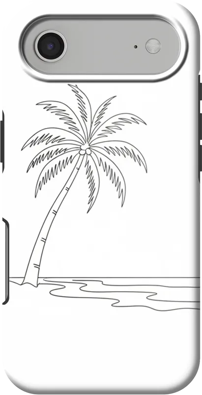 Palm Line case on the iPhone Air