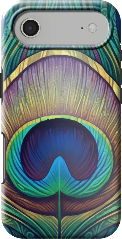 Peacock Feather case on the iPhone Air