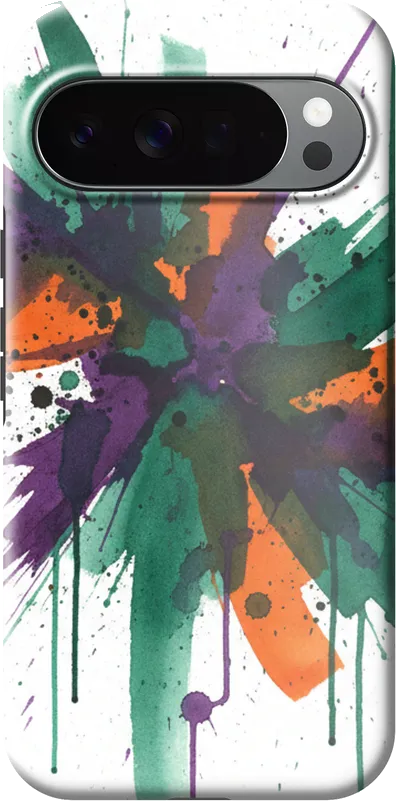Abstract Splash case on the Google Pixel 10 Pro XL