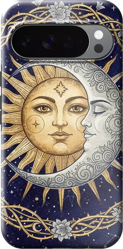 Celestial Sun & Moon case on the Google Pixel 10 Pro XL