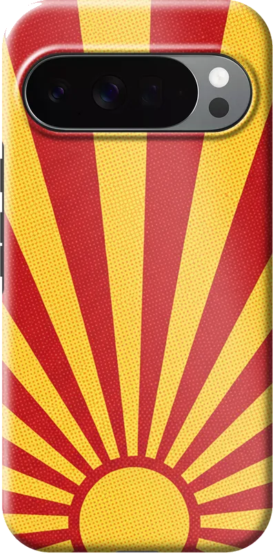 Retro Sunburst case on the Google Pixel 10 Pro XL