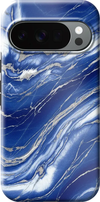 Cobalt Marble case on the Google Pixel 10 / 10 Pro