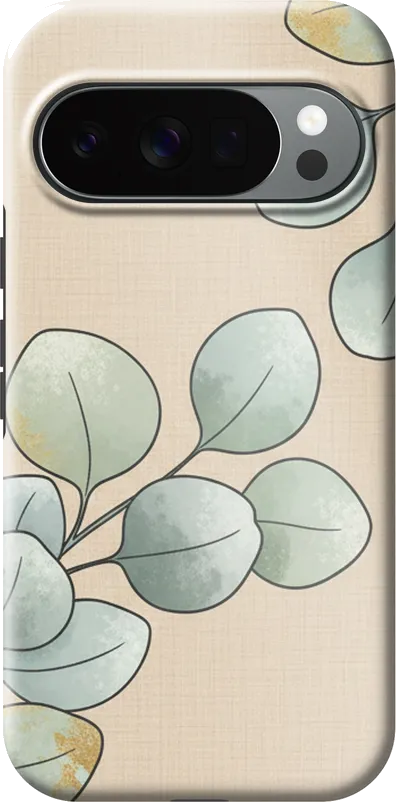 Eucalyptus Branch case on the Google Pixel 10 / 10 Pro