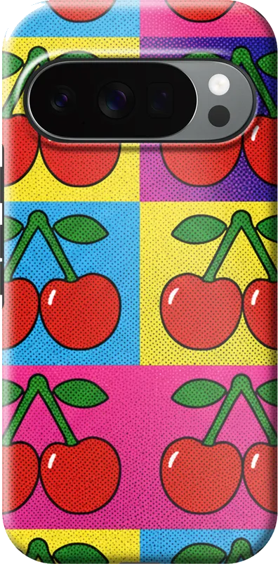 Pop Cherries case on the Google Pixel 10 / 10 Pro