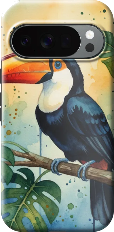 Tropical Toucan case on the Google Pixel 10 / 10 Pro