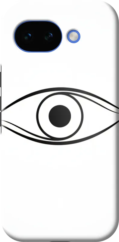 Abstract Eye case on the Google Pixel 10A