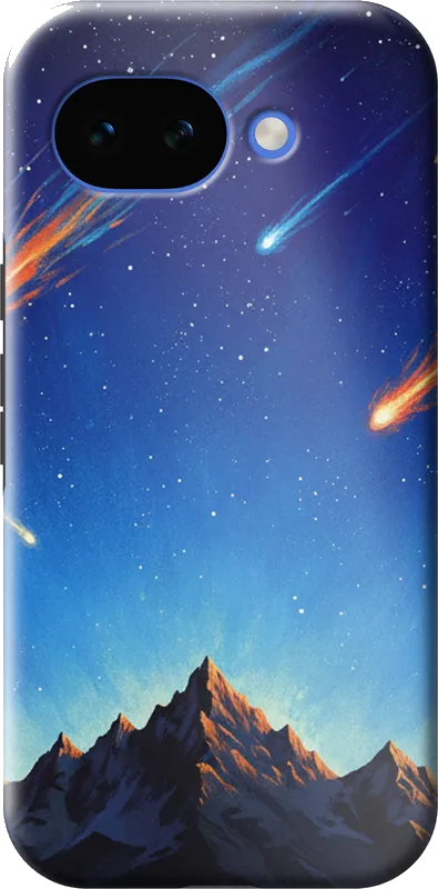 Meteor Shower case on the Google Pixel 10A