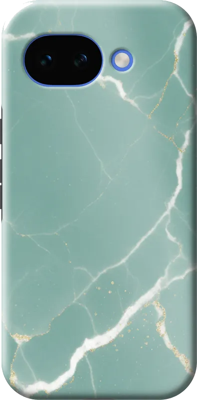 Mint Marble case on the Google Pixel 10A
