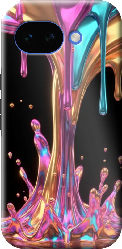 Neon Drip case on the Google Pixel 10A
