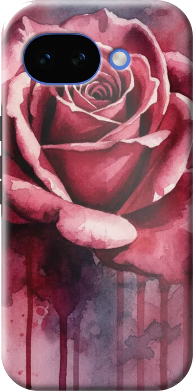 Rose Watercolour case on the Google Pixel 10A