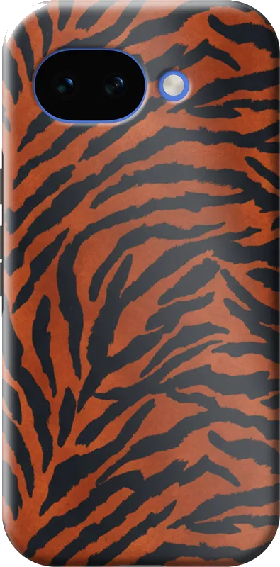 Tiger Flame case on the Google Pixel 10A