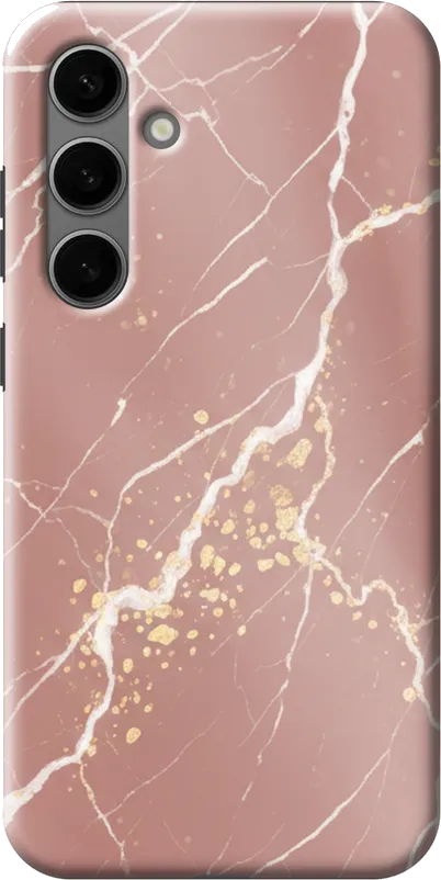 Blush Marble case on the Samsung Galaxy S24 Plus
