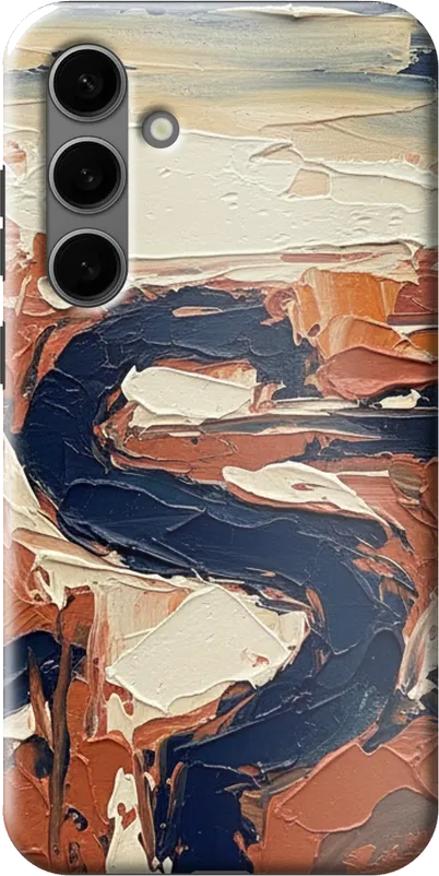 Brush Strokes case on the Samsung Galaxy S24 Plus