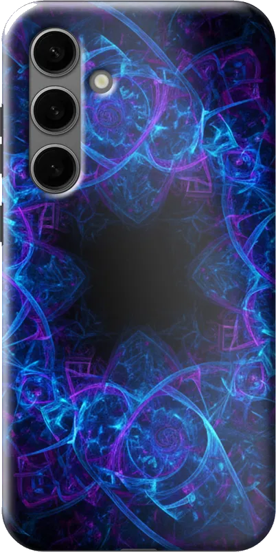 Digital Fractal case on the Samsung Galaxy S24 Plus