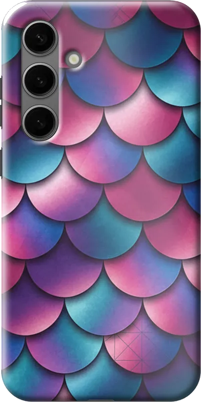 Holographic Scales case on the Samsung Galaxy S24 Plus