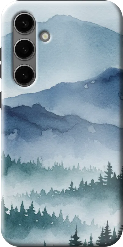 Misty Mountains case on the Samsung Galaxy S24 Plus