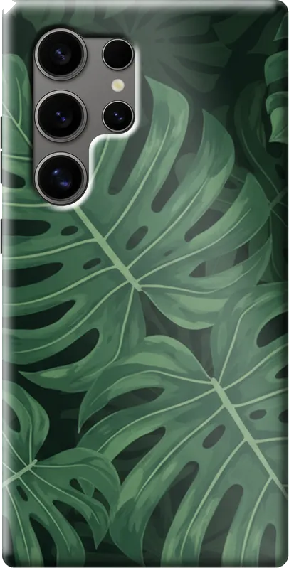 Monstera Leaves case on the Samsung Galaxy S24 Ultra
