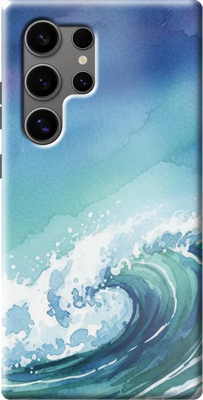 Ocean Blues case on the Samsung Galaxy S24 Ultra