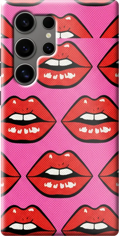 Pop Lips case on the Samsung Galaxy S24 Ultra