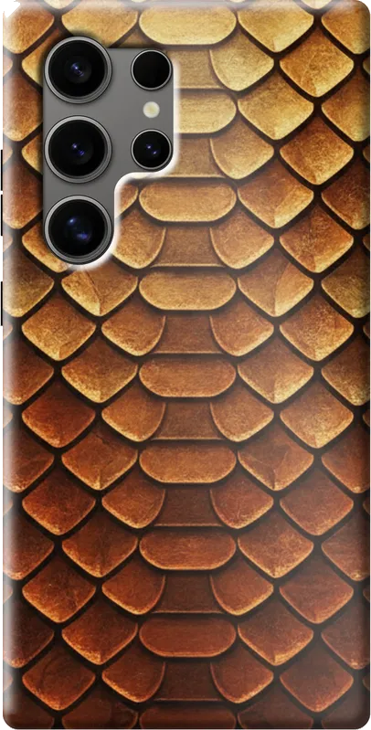 Python Bronze case on the Samsung Galaxy S24 Ultra
