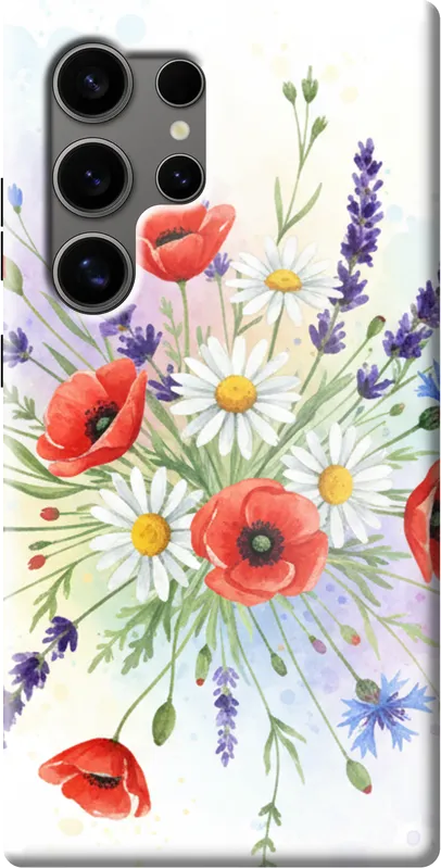 Wildflower Meadow case on the Samsung Galaxy S24 Ultra
