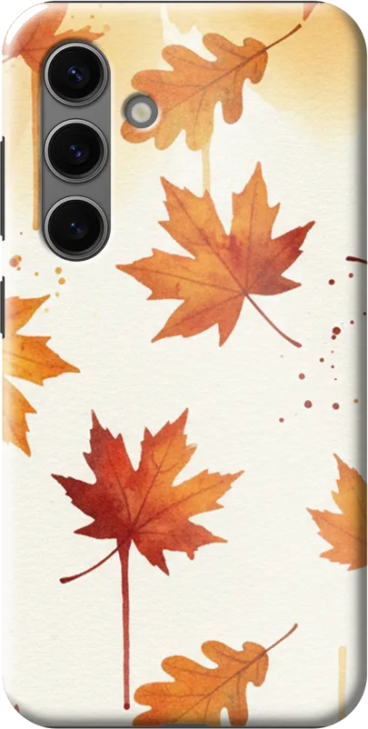 Autumn Leaves case on the Samsung Galaxy S24