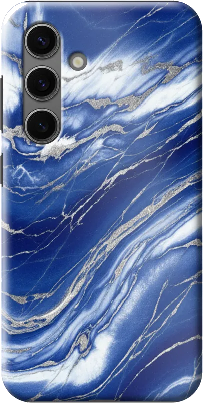 Cobalt Marble case on the Samsung Galaxy S24