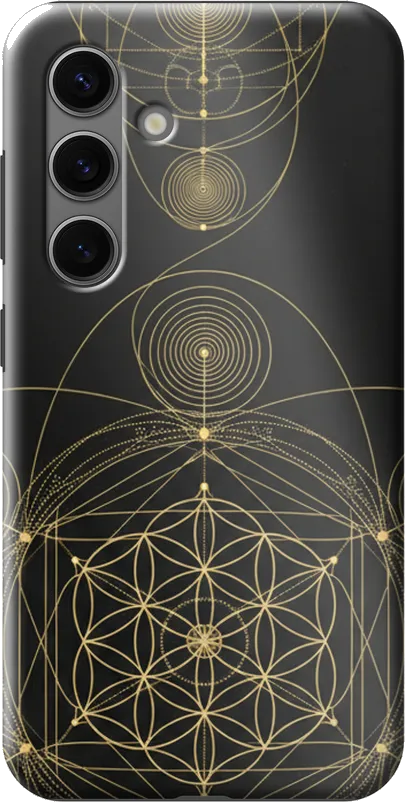 Sacred Geometry case on the Samsung Galaxy S24