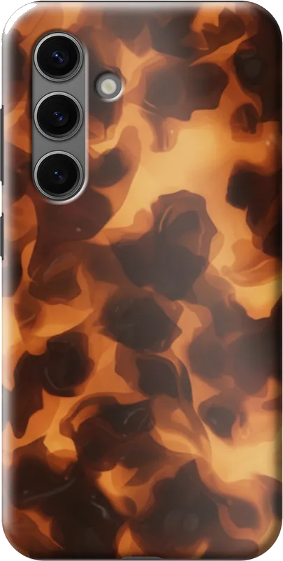 Tortoiseshell case on the Samsung Galaxy S24