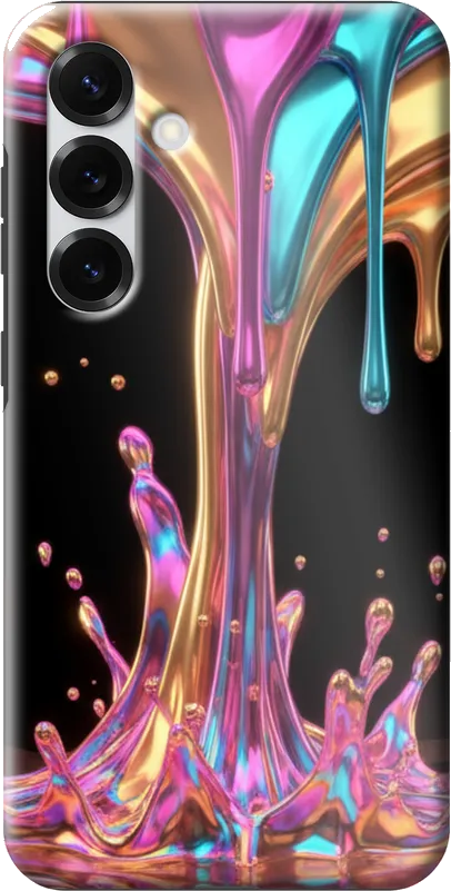 Neon Drip case on the Samsung Galaxy S25 Plus