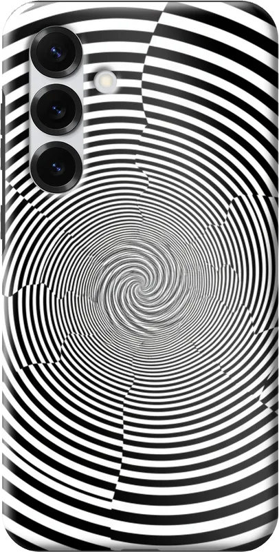 Op Art Illusion case on the Samsung Galaxy S25 Plus