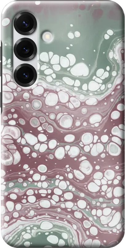 Paint Pour case on the Samsung Galaxy S25 Plus
