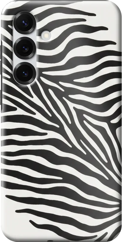 Zebra Mono case on the Samsung Galaxy S25 Plus
