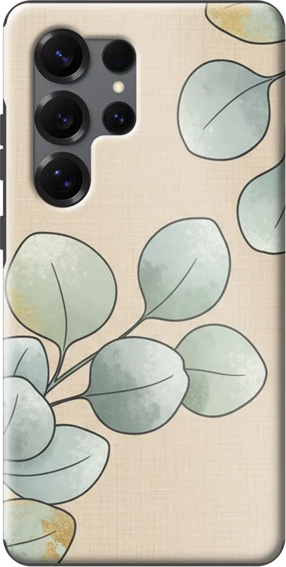 Eucalyptus Branch case on the Samsung Galaxy S25 Ultra