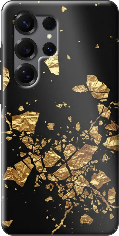 Gold Leaf case on the Samsung Galaxy S25 Ultra