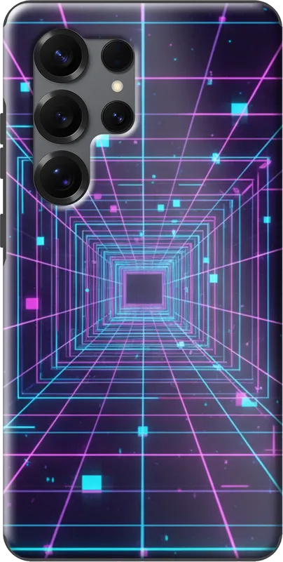 Laser Grid case on the Samsung Galaxy S25 Ultra