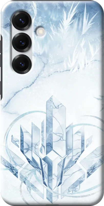 Arctic Marble case on the Samsung Galaxy S25