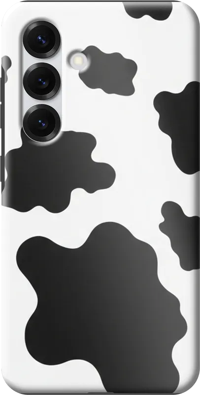 Cow Print case on the Samsung Galaxy S25