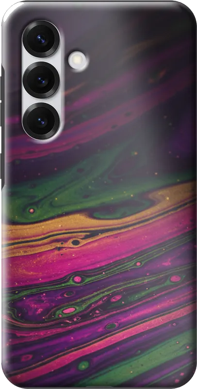 Oil Slick case on the Samsung Galaxy S25