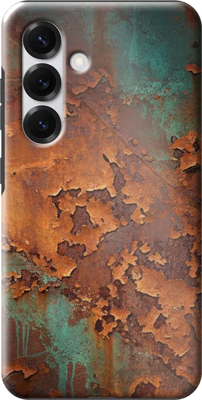 Rust Texture case on the Samsung Galaxy S25