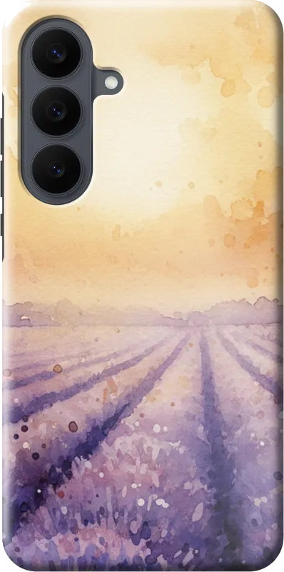 Lavender Fields case on the Samsung Galaxy S26 FE