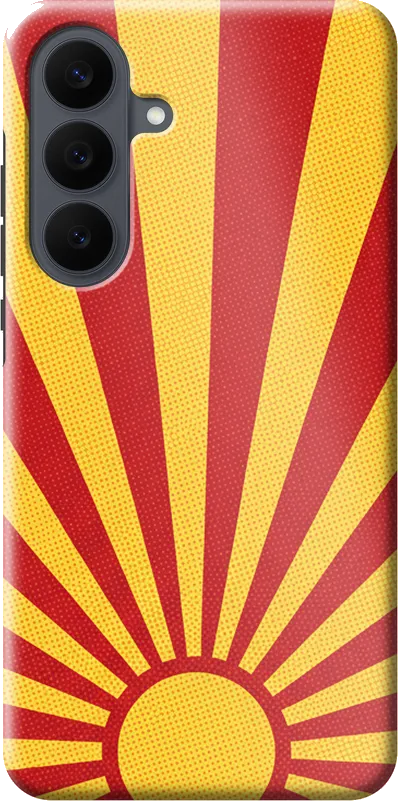 Retro Sunburst case on the Samsung Galaxy S26 FE